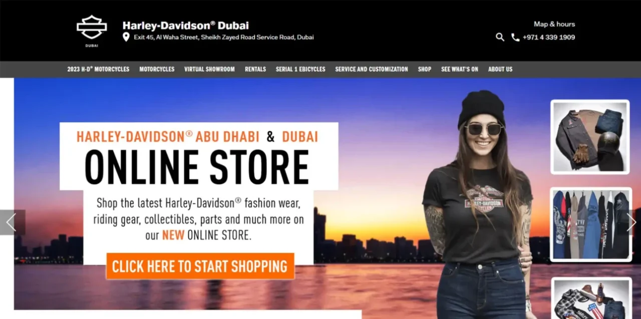 Harley-Davidson UAE Project Image