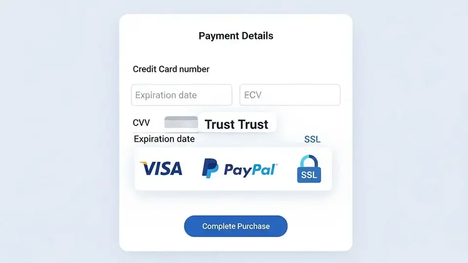 Secure Confidence: Display Trust Signals Prominently
